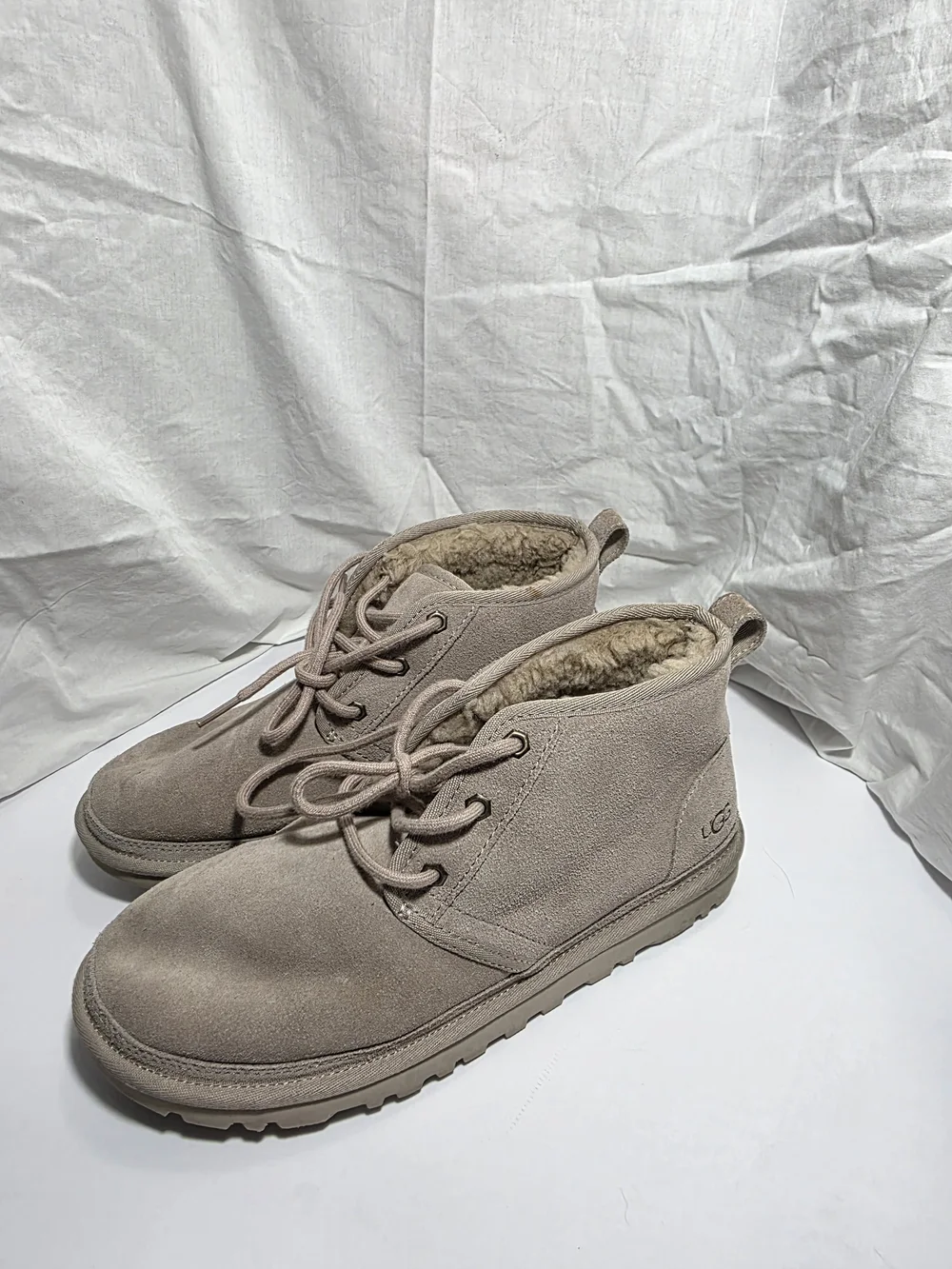 UGG Men's Neumel Waterproof Suede Chukka Boot in Taupe